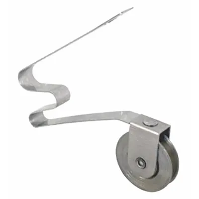 PRIME-LINE B 513 Tension Spring Roller, 7 7/16 in, Gray, Unfinished - Screen Door Hardware