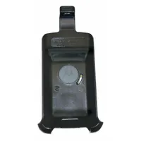 This carrying accessory is a black plastic case with an attached wrist strap, designed for Motorola SL7500, SL7580, and SL7590 series radios. It provides a protective enclosure for the radio during transport and field use, allowing hands-free carrying via the wrist strap