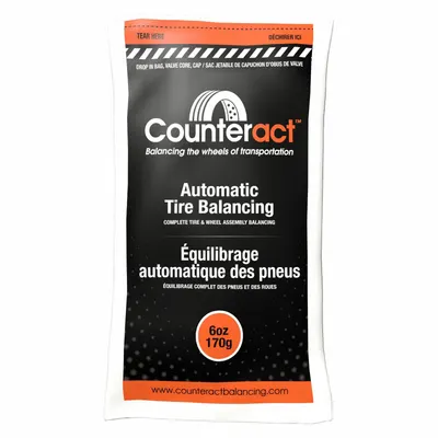 COUNTERACT Balancing Beads: Wheel Balancing Beads, Trucks, Glass, Orange