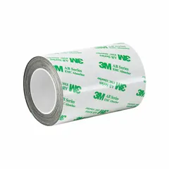 This EMI-absorbing electrical tape is constructed with a gray polyamide film and acrylic adhesive. It measures 4 yards in length and 20 mils in thickness. Used to reduce electromagnetic interference in electronic assemblies, enclosures, and control panels.