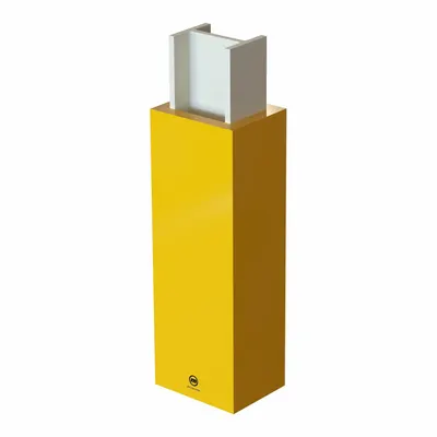 BANNER STAKES Column Padding: 2 in, 2 in, 4 in, 4 in, Rectangle, 84 in Overall Ht - Column Protectors with Rectangular Centers