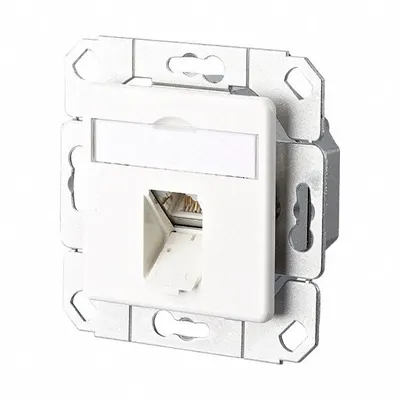 METZ CONNECT Wall Outlet: UPK, GD-Zn (Zinc Die-Cast), LSA Terminal Block x RJ45 - Voice & Data Housings, Panels & Connector Components