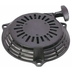 This starter assembly is designed for Honda GCV135, GCV160A, GCV160LA, and GCV160LA0 engines. It provides the necessary cranking action to start small engines used in outdoor power equipment such as lawn mowers and pressure washers.