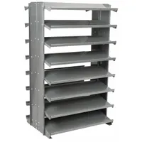 AKRO-MILS Pick Rack: 36 in x 24 in x 60 in, 2 Sided, 0 Bins, 16 Shelves (MPN APRD)