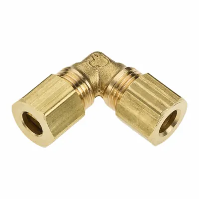PARKER 165C-4 Standard Sleeve Brass Compression Fitting Elbow - Standard Sleeve Brass Compression Fittings