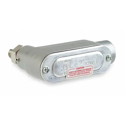 Dwyer Pressure Transmitter: 0 psi to 30 psi, 4 to 20mA DC, Screw Terminals - Pressure Transmitters with Conduit Connection