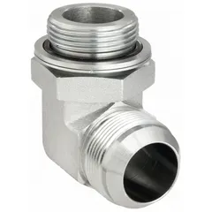 This rigid steel adapter connects two female NPT ports in hydraulic systems. It is used in fluid power lines, lubrication circuits, and pneumatic networks requiring a leak-resistant, straight-through connection. Fitting size is 1 1/4 in x 1 1/4 in with NPT x NPT threading.