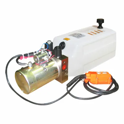 MAXIM Hydraulic Power Unit: 1 gpm, 2,500 psi Max. Pressure, 2 gal Reservoir Capacity - Double Acting DC Hydraulic Power Units