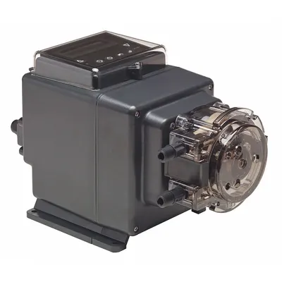 STENNER Peristaltic Chemical Metering Pump: 120V AC, 1/16 hp HP, 5 gpd Max. Flow Rate - Variable Flow Peristaltic Chemical Metering Pumps