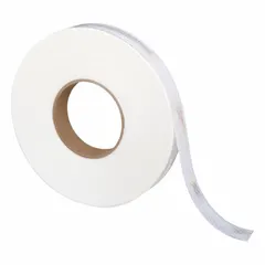 White reflective tape with acrylic adhesive, 1 inch wide by 50 yards long. Designed for marking trucks and trailers to improve visibility in low-light conditions. Suitable for commercial fleet vehicle conspicuity applications.