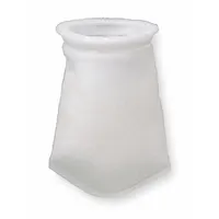 APPROVED VENDOR Filter Bag: Felt, Welded, Bag Size 420, 100 micron, 40 gpm, Max. Op Temp 200°F (MPN 155394-75)
