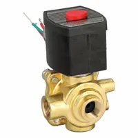 REDHAT Solenoid Valve: 4-Way, 3/8 in Pipe Size, 120V AC, Explosion Proof/Watertight, NAMUR Mount (MPN EF8342G003)