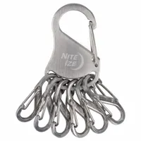 Key Rack: 6 Key Capacity, Stainless Steel, Gray (MPN KRS-03-11)