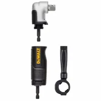 DEWALT Right Angle Attachment: Impact Driver Compatible, 9 5/16 in Overall Lg, DWAMRA38FT