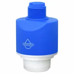 Noncontact FMCW radar level sensor operating at 80 GHz with a 30V DC supply. Accuracy of +/-5 mm. No display. Suitable for continuous level measurement of liquids and solids in industrial tanks, silos, and vessels.