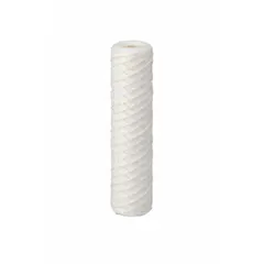 This string wound polypropylene water filter cartridge provides depth filtration for sediment and particulate removal down to 1 micron. Suitable for pre-filtration in process water, food and beverage, and chemical applications where consistent water quality is required.