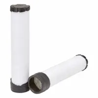 Round, radial-seal engine air filter constructed with cellulose media. Outside diameter 2 3/8 in. Designed for Ventrac vehicles. Used in agricultural and turf equipment to remove airborne contaminants from intake air