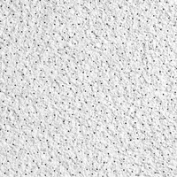 Mineral fiber ceiling tile from the Cirrus series, designed for sound absorption and blocking in music rooms. White finish, sag resistant, with high light reflectance (83% or more) and high recycled content (50% or more). Square lay-in edge for 15/16 in grid, sold in packs of 10