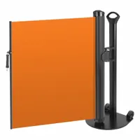 Single Mobile Stand: 38 in Post Ht, 11 1/2 ft Belt Lg, Orange, 1 No. of Posts, No Pattern (MPN ZP+SB-O-IH)