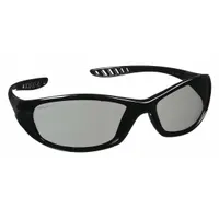 KLEENGUARD Safety Glasses: Gray Lens, Full-Frame, Uncoated, Black Frame, Hellraiser(TM) V40 Series (MPN 25714)