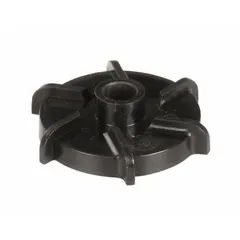 Replacement impeller for beverage dispensers, used to circulate or move liquid within the dispenser. Commonly required in commercial foodservice settings to restore flow performance when the original impeller wears out.
