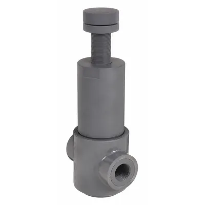 HAYWARD Pressure Regulator: PVC, FPM, Threaded x Threaded - Corrosive & Ultra-Pure Liquids Pressure Regulators