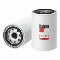 Spin-on hydraulic filter with cellulose media for removing contaminants from hydraulic fluid. Features a 0.97"-20 thread size. Compatible with Sullair vehicles. Used in industrial and mobile hydraulic systems