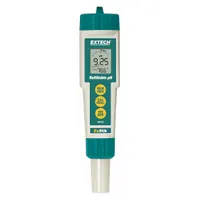 EXTECH pH Meter: pH/Temp, Meter, Batteries/Neck Strap/Protective Sensor Cap/Sample Cup with Cap (MPN PH110)