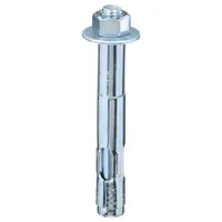 MKT FASTENING Sleeve Anchor: 2 1/2 in Overall Lg, 3/4 in Dia, 5/8"-11 Thread Size, Steel, Hex, 5 PK (MPN 1721000)