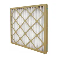 Pleated Air Filter: 25 in x 29 in x 4 in, MERV 8, Gen Use