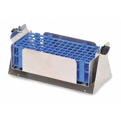 OHAUS Stainless Steel Test Tube Rack, 90-Tube Capacity - Lab Storage Racks