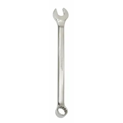 ABILITY ONE Combination Wrench: Alloy Steel, Chrome, 18 mm Head Size, 10 1/4 in Overall Lg - Metric 12-Point Combination Wrenches
