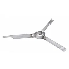 Bearing bracket for supporting and aligning rotating shafts in HVACR equipment. Used in rooftop units, air handlers, and furnaces to reduce vibration and extend bearing life.
