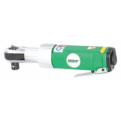 SPEEDAIRE Ratchet: Medium Duty, Square, 1/4 in Drive Size, 240 RPM - Medium Duty Air-Powered Ratchets