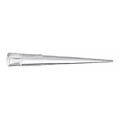Sterile pipette tip made from biomedical grade plastic, with a 5,000 µL capacity and built-in filter to prevent aerosol contamination. Supplied in a preconfigured violet rack for convenient organization. Suitable for universal pipettes in liquid handling applications requiring large-volume transfers.