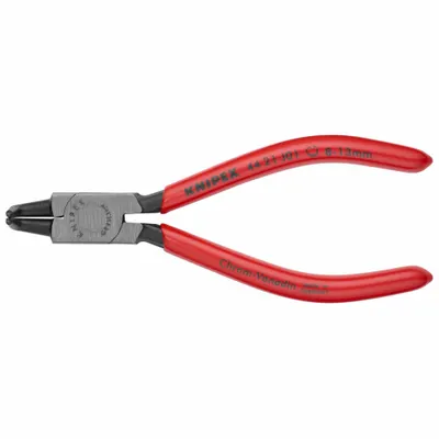 KNIPEX Retaining Ring Plier: Internal, For 8 mm to 13 mm Bore Dia, 0.035 in Tip Dia - Internal Retaining-Ring Pliers
