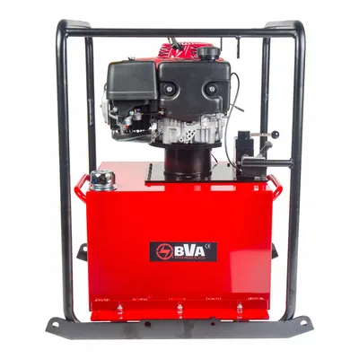 BVA HYDRAULICS Gas Powered Hydraulic Power Unit: 3 gpm, 10,000 psi Max. Pressure - Frame Mount Gas Powered Hydraulic Power Units