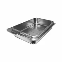 SPRING USA Water Pan: Full Size, Rectangular, 1.8 ga Gauge, 26 L Capacity, 24 in Overall Lg (MPN K509-60)