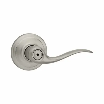KWIKSET Door Lever Lockset: Privacy Lever Locksets, Nickel