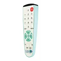 CLEAN REMOTE Universal Remote Control: Universal, CR1R, Room Cable Boxes, White