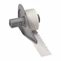 Wraparound Label: 3/4 in x 1/4 in, 1/4 in, Vinyl, White (Matte), For 16 AWG to 10 AWG Wire Gauge (MPN M7-10-427)
