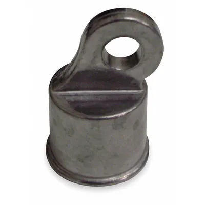 OEM Rail End Cup: Aluminum, - Fence Hardware