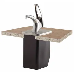 This universal condiment system is constructed of metal and plastic with a silver finish. It has a 1.5 gallon capacity and an overall width of 7 1/2 inches. The unit includes a Cryovac Bag Adapter and Plug and is NSF certified. Suitable for dispensing condiments in commercial foodservice settings.