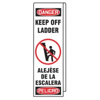 Protective wrap for ladder rails, designed to reduce wear and prevent sharp edges that may cause injury during handling or storage. Suitable for industrial environments where ladders are used or stored