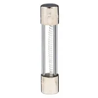 Time-delay cylindrical fuse rated 10 mA at 250 V AC. 1/4 in x 1 1/4 in physical size. Provides overcurrent protection with delayed response for circuits experiencing temporary inrush currents, such as control transformers and instrumentation