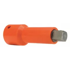 This 3/8" drive impact socket extension has a 3/8" output drive size and 2 in overall length. It is urethane covered to protect adjacent surfaces from marring during use. Suitable for extending reach in high-torque fastening applications with impact wrenches.