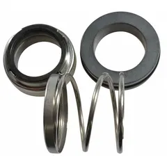 This seal kit is designed for use with Dayton self-priming sprinkler pumps, compatible with models 5RWH4 and 5RWH5. It includes a carbon gasket material to replace worn seals and gaskets, ensuring a leak-free seal for maintaining pump performance in irrigation and water transfer applications.
