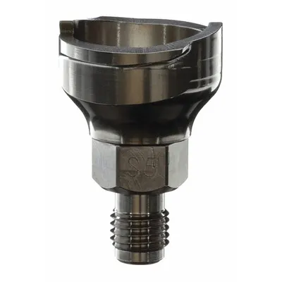 3M PPS Series S5 Stainless Steel Spray Gun Cup Adapter - Adapters for Spray Gun Cups