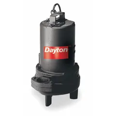 This 1 hp sewage ejector pump is rated for 240V AC and delivers 175 gpm at 10 ft of head. It features a 2 in NPT discharge and a cast iron impeller. Designed for general-purpose wastewater removal in commercial and industrial settings, it handles solids-laden water from below-grade fixtures to higher-level sewer lines. Switch not included.