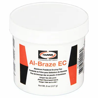 HARRIS ECDF1/2 Flux for Aluminum Brazing Alloys, 0.5 lb Jar, Powder